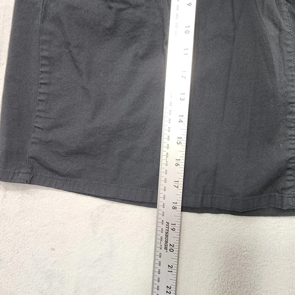 Vintage White Stag Skort Womens 16 Black Twill A-Line Lined Pockets Stretch
